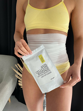 Набір Антицелюлітні обгортання + рідина з олією ксименії Anti-cellulite African Ximenia (6 процедур) Hillary Вінниця - фото 2