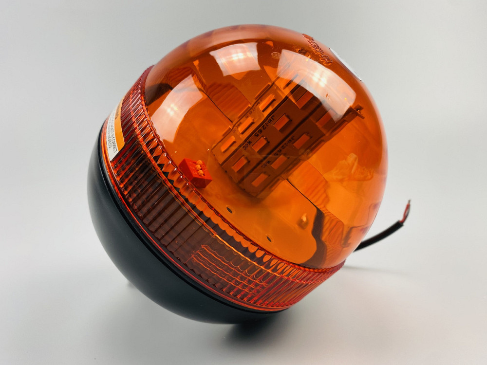 Маячок LED проблисковий для спецтехніки 12В/24В 40 LED діодів кріплення на болт-різьблення, сигнальна лампа Мукачево - фото 10