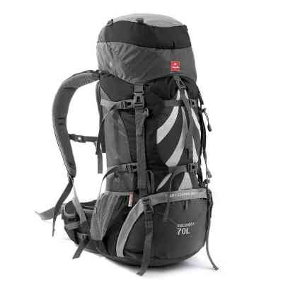 Рюкзак туристичний Naturehike NH70B070-B 70+5 л Black/Grey (6927595709009) Вінниця