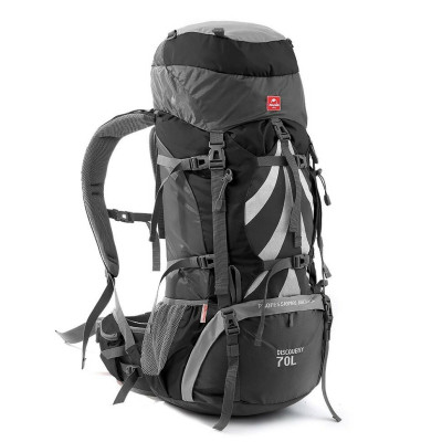 Рюкзак туристический Naturehike NH70B070-B 70+5 л Black/Grey (6927595709009) Винница - изображение 1