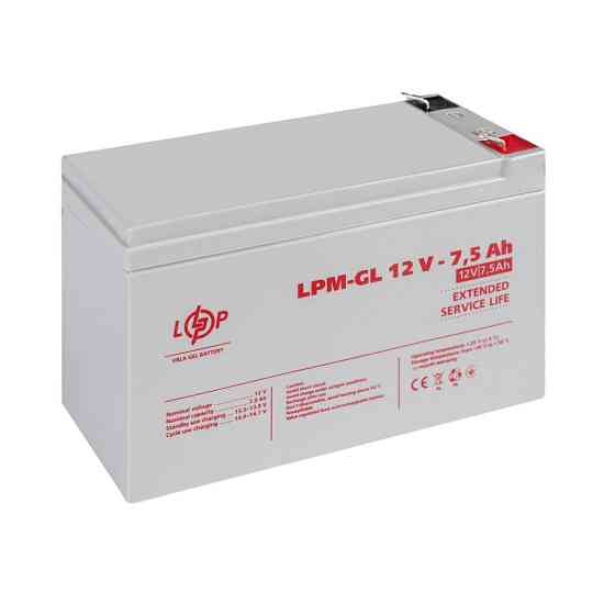 Аккумулятор гелевый LPM-GL 12V - 7.5 Ah Киев