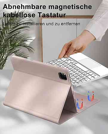 Чехол-книжка с клавиатурой для iPad Air 11-inch(M2) 2024/ iPad Air 5 2022/Air 4 2020 10.9/iPad 4-го покол. 10.9 / iPad Pro 11 2018 Днепр