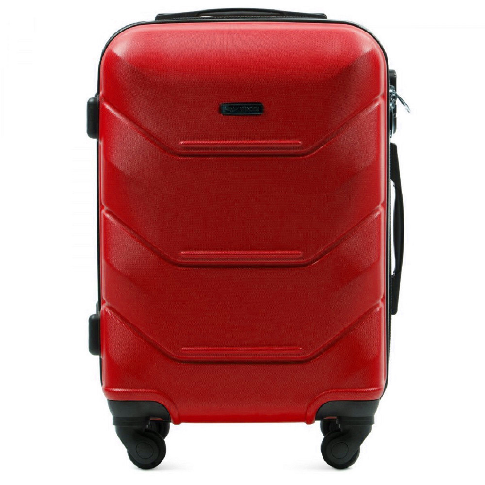 Чемодан пластиковый WINGS 147 малый 55 см красный Киев - изображение 2