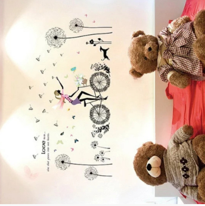 Виниловая наклейка на стену Одуванчики Киев - изображение 6