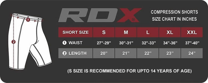 Шорти MMA компресійні RDX New M Кам'янське - фото 6