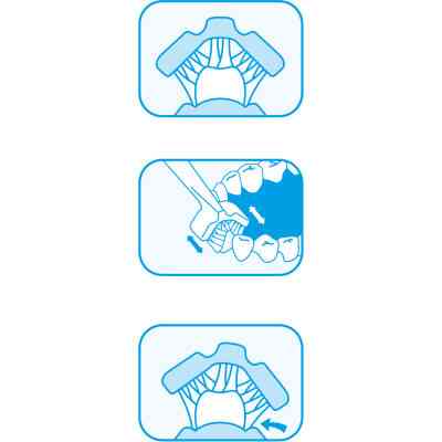 Зубна щітка Dr. Barman's Superbrush Regular Тристороння М'яка Синя (7032572876212-dark-blue) Вінниця