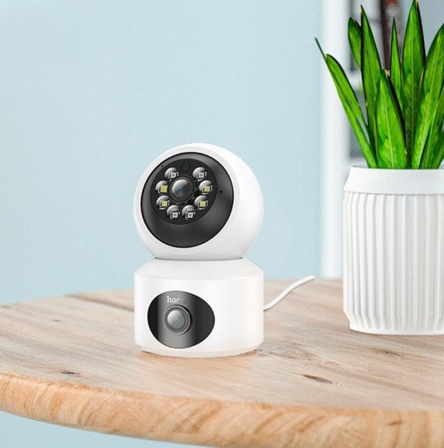 Внутренняя HD-камера видеонаблюдения Hoco DI53 Белый Винница - изображение 7