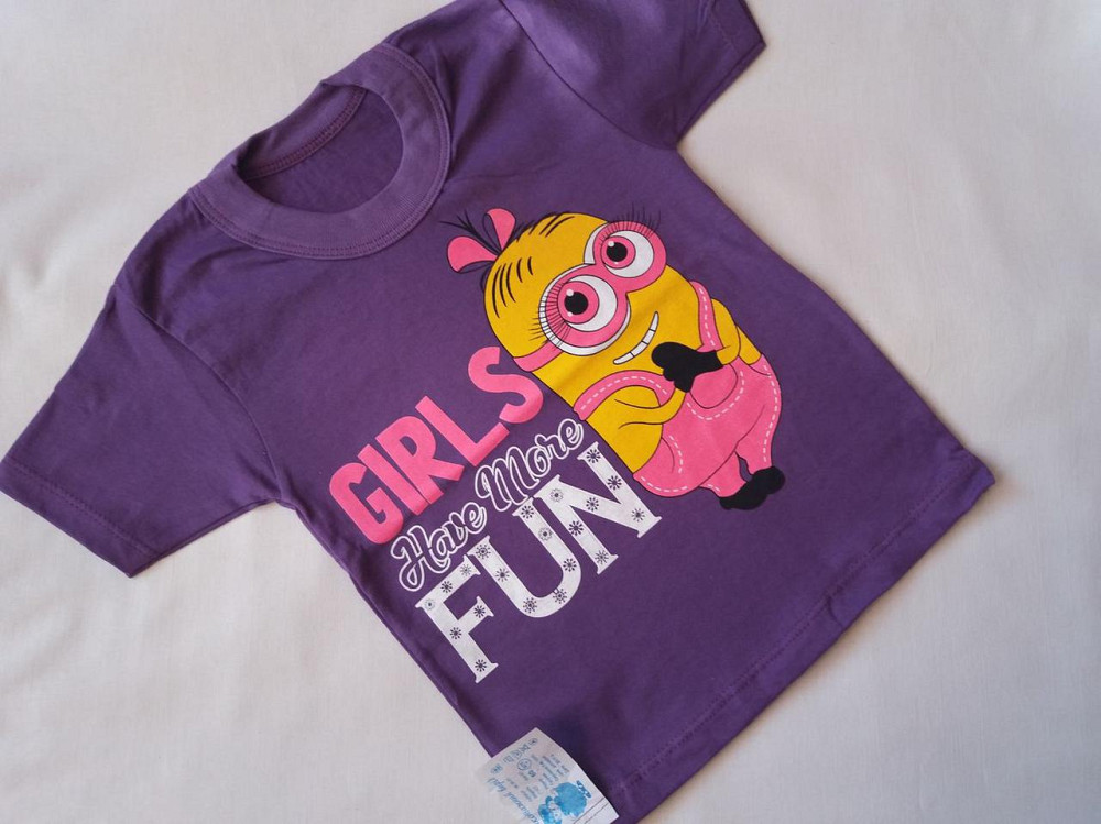 Футболка для девочки 89-98 см фиолетовый Киев - изображение 2