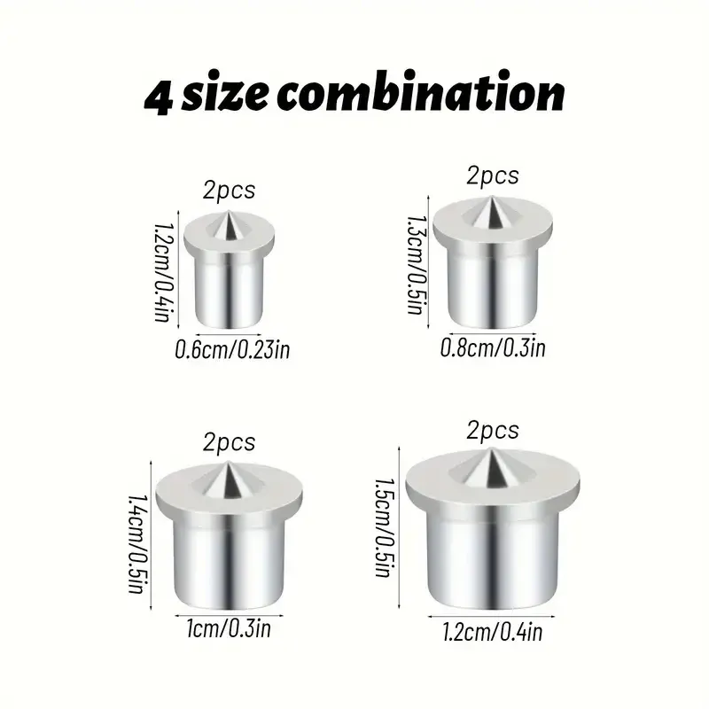 Набор разметчиков для отверстий, 8 шт, стальные метчики Киев - изображение 2