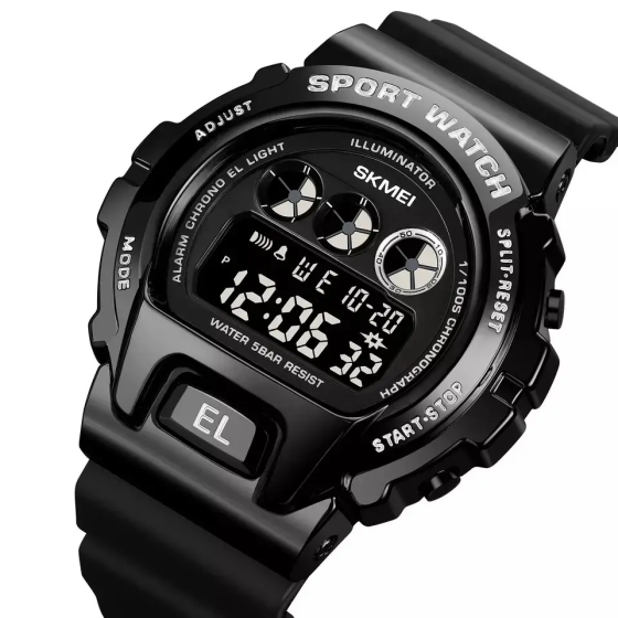 Чоловічий наручний годинник Skmei 1905 Чорний Київ