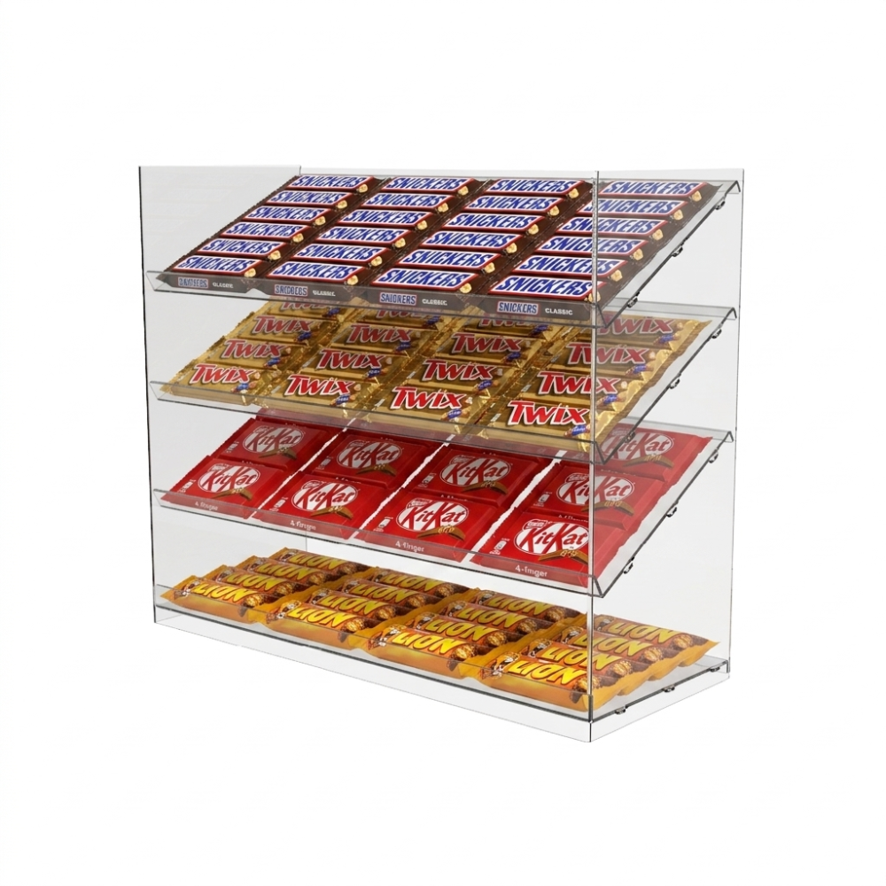 Підставка вітрина EKOSTAR 4 полиці 500х200х420 Київ - фото 1