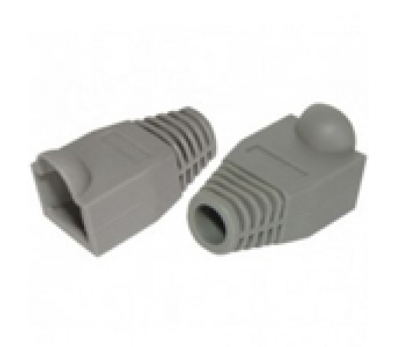 Колпачок изолирующий Merlion RJ-45 Серый Cat.5/Cat.6 Q100 Полтава - изображение 1