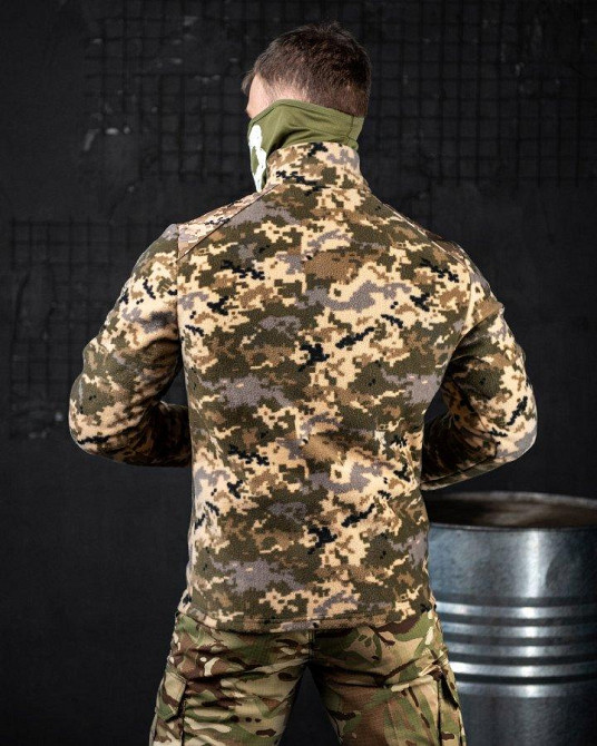 Тактична флісова кафта піксель тепла чоловіча Одеса - фото 6