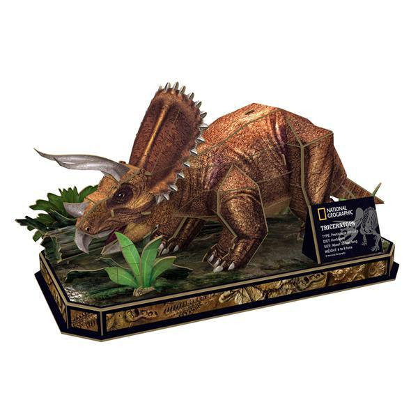 3D пазл CubicFun National Geographic Dino Трицератопс (DS1052h) Харків - фото 7