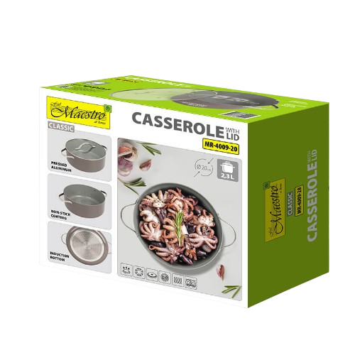 Каструля 2,35л з кришкою а/п Ceramic MR-4009-20 Maestro Житомир