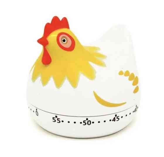 Таймер механічний для кухні, зворотній відлік, "Курочка жовта", кухонний таймер настільний, жовтий Київ