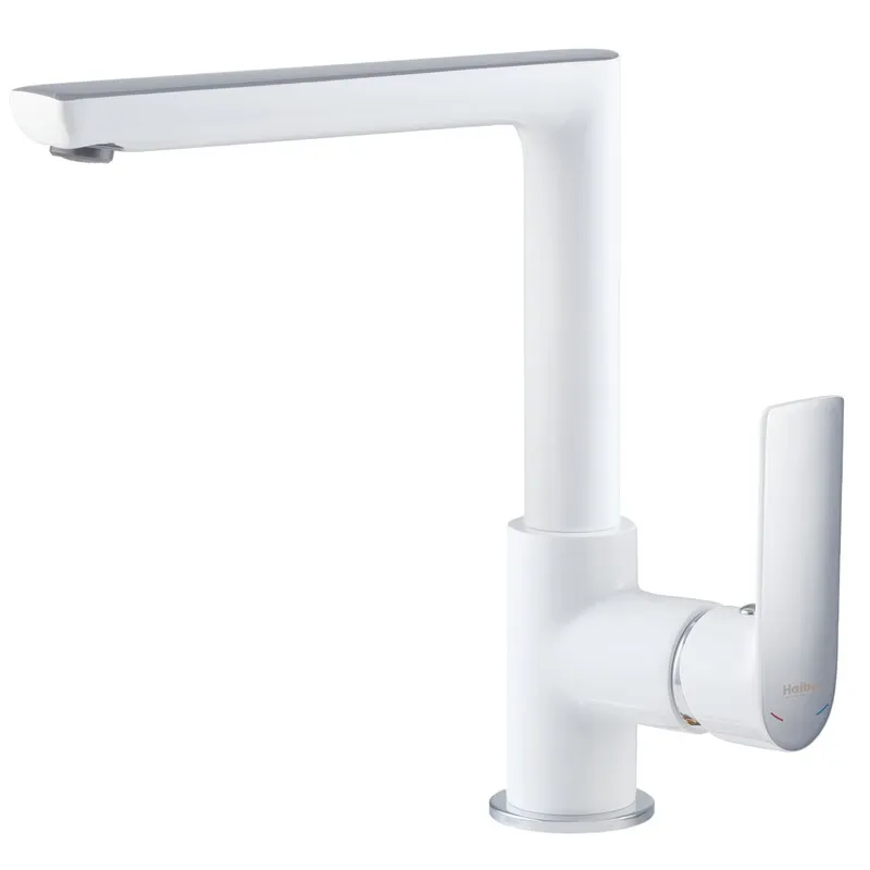 Змішувач для кухні HAIBA ALEX 018 WHITE-CHROME   ( HB9569 ) 39718 Харків - фото 1