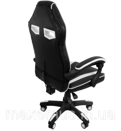Геймерское раскладное кресло игровое для приставки профессиональное стул компьютерный Bonro B 8 2 7 белый Мостиска