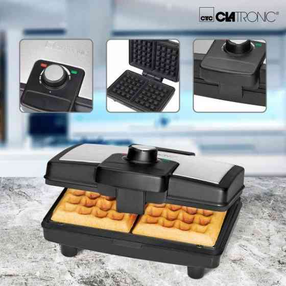 Вафельница для бельгийских вафель Clatronic WA (3606) 800 Вт Нововолынск