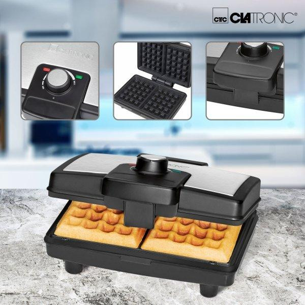 Вафельница для бельгийских вафель Clatronic WA (3606) 800 Вт Нововолынск - изображение 3
