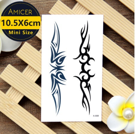 Чорний стікер на тіло - 10*6см Київ - фото 1