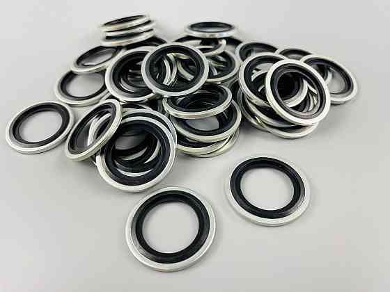 Шайба з гумовим кільцем NBR всередині 22 мм, для гідравліки, олії, води, повітря. Мукачево