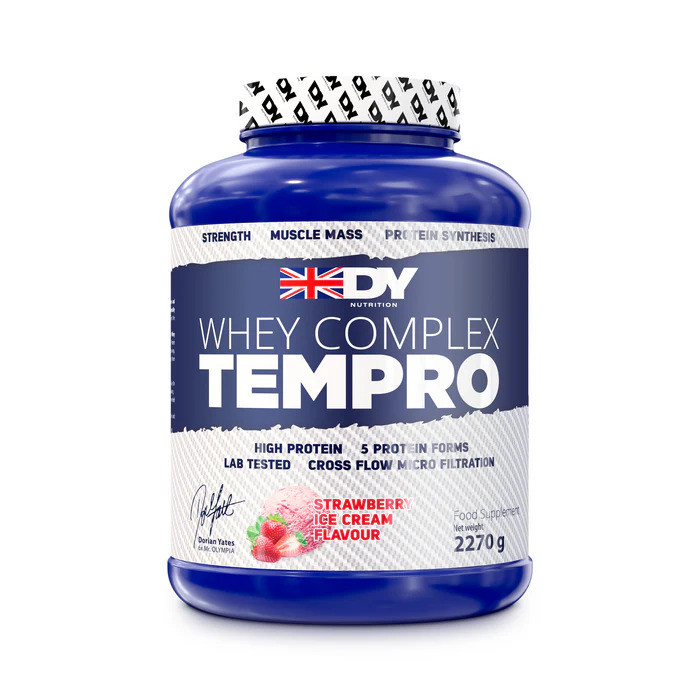 Протеин DORIAN YATES NUTRITION WHEY TEMPRO PROTEIN COMPLEX 2270 G (STRAWBERRY ICE CREAM) Луцк - изображение 1
