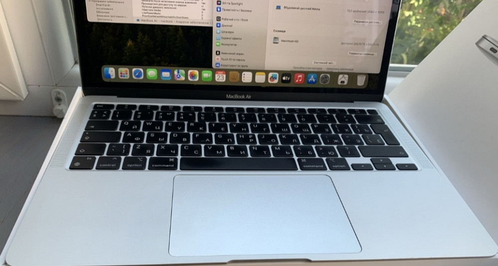 Ноутбук: MacBook Air M1 (2020) 8Gb. Повний комплект. Київ - фото 7