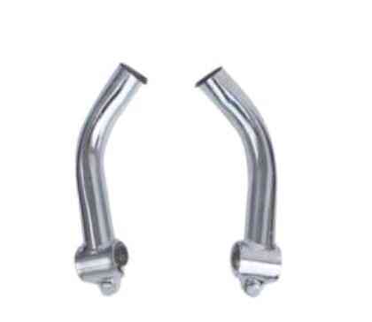 Упори для рук велосипеда (роги) (алюміній, хром, вигнуті) Мукачево