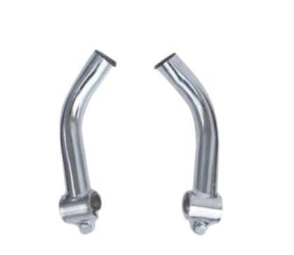 Упори для рук велосипеда (роги) (алюміній, хром, вигнуті) Мукачево - фото 1