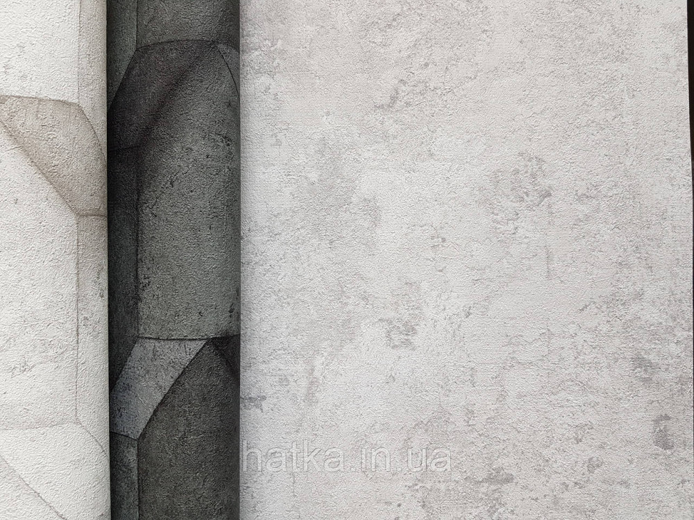Обои виниловые на флизелине AS creation The Bos 0.53х10 под штукатурку структурные серые Киев - изображение 3