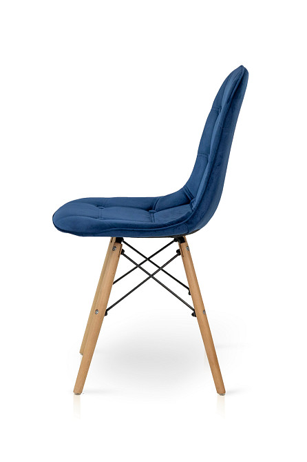 Стілець ДЖАСТІН, велюр синій Киев - изображение 7