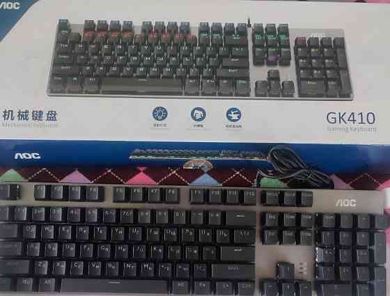 Нова механічна клавіатура AOC GK410 з двома наборами кейкапів! Харків