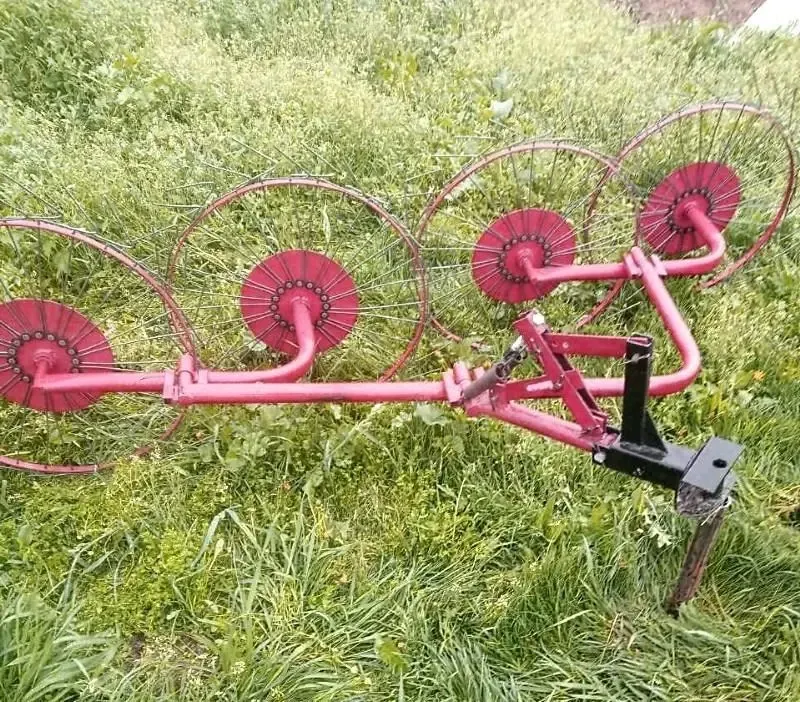 Граблі ворушилки Сонечко механічні 4-колісні граблі до мотоблока, спиці 4мм Харьков - изображение 7
