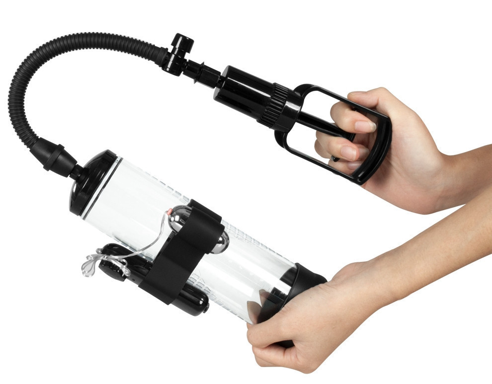 Вакуумна помпа з вібростимуляцією CANWIN Passion Pump Men Powerup - P728Z Sex Aura Київ - фото 5