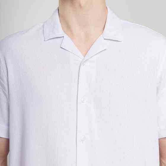 Чоловіча сорочка з коротким рукавом біла Pobedov Marsel Київ