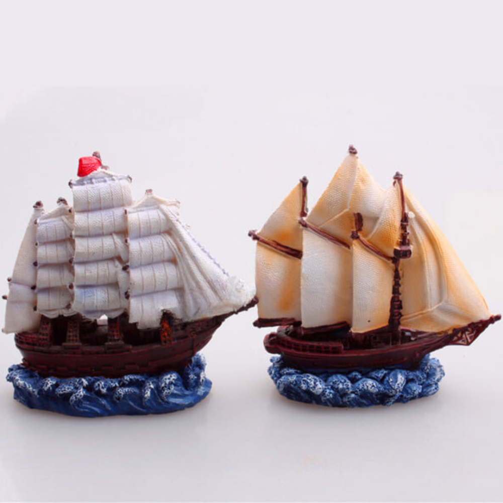 Декоративная фигурка Парусник для флорариума, моссариума, аквариума, мини-сада, рокария, микроландшафта, вазон Одесса - изображение 3