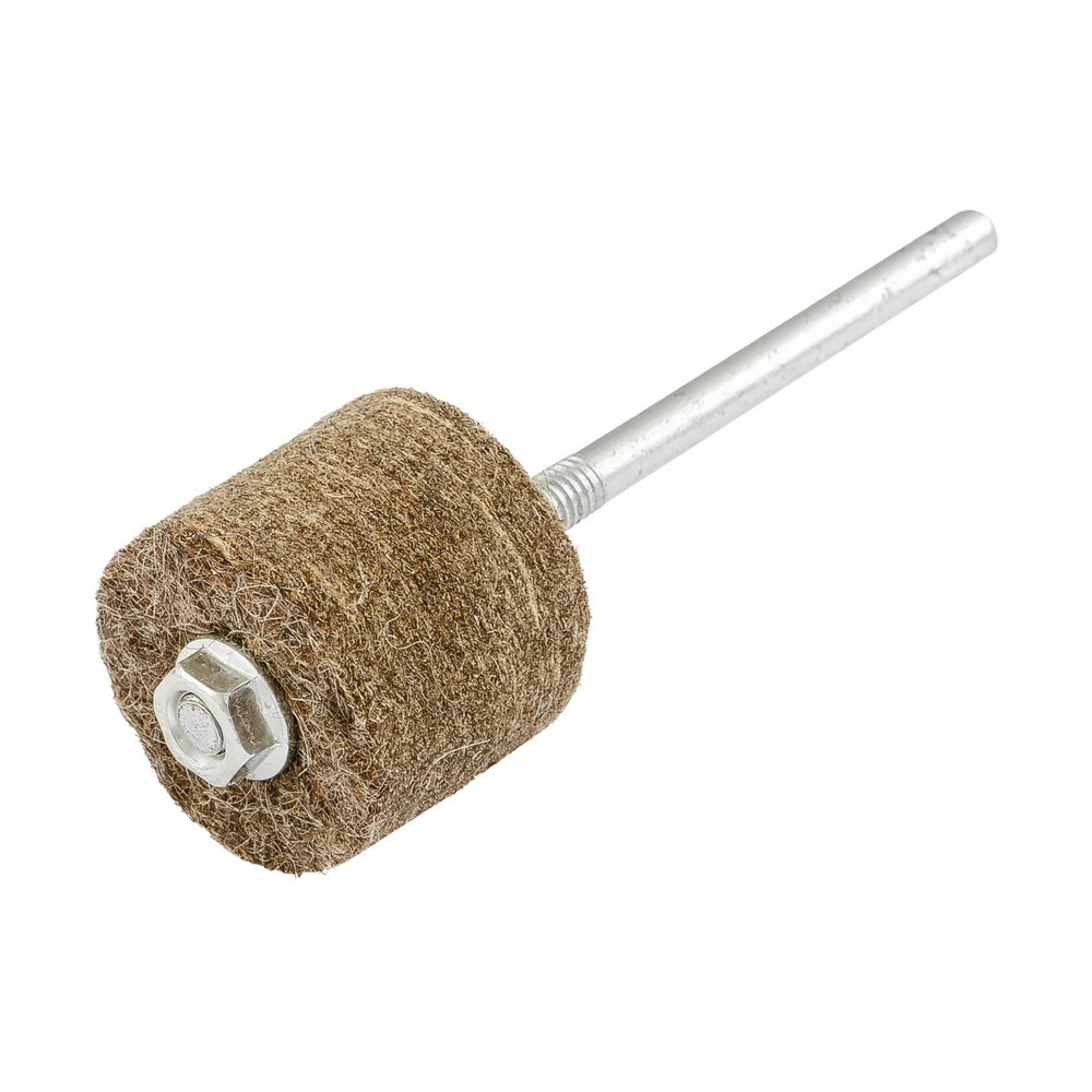 Насадка полірувальна MASTERTOOL з натуральної повсті жорстка для дриля 25 мм Ø 30 мм набір 6 шт 08-9230 Коломия - фото 3