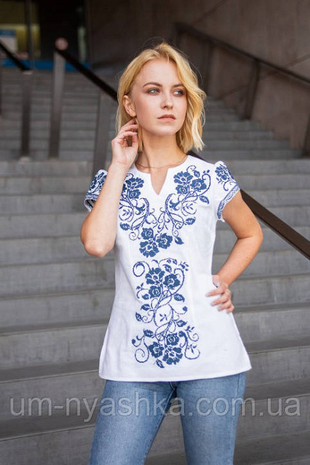 Вишиванка жіноча натуральна домоткане полотно Кривий Ріг - фото 4