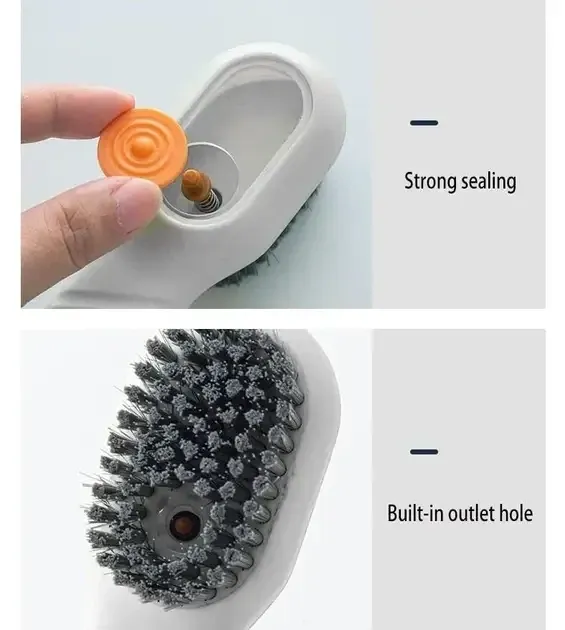 Щітка для чищення багатофункціональна, з дозатором мийного засобу 8645 Одеса - фото 8