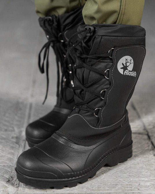 Теплые водонепроницаемые резиновые сапоги  ВТ6577 Одесса - изображение 2