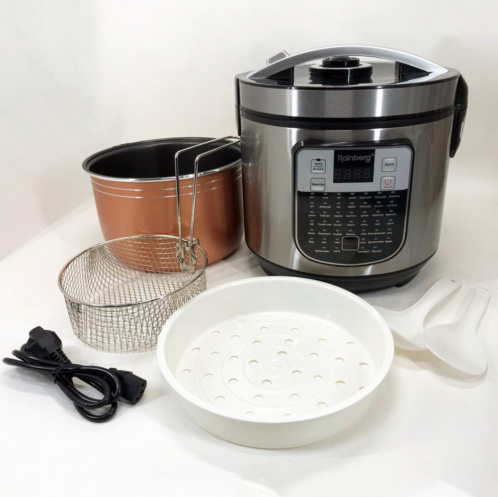 Бюджетная мультиварка Rainberg, Экономичная мультиварка для домашнего использования ZV-52 Львов - изображение 9