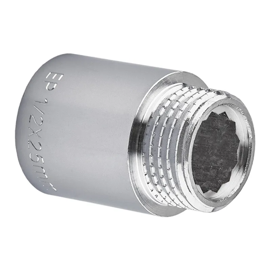 Подовжувач Europroduct EP.E025.Chr - 1/2"MF-25мм хром (EP6124) Київ