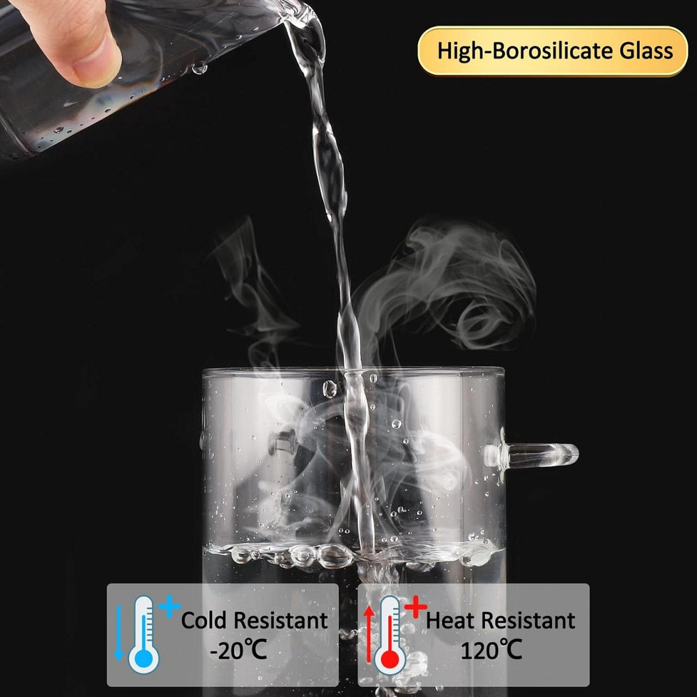 Банки для зберігання набір 4 шт 500 мл скляні ємності з ложкою кришкою наклейками для кухні чаю кави круп горіхів сухих продуктів Київ - фото 7