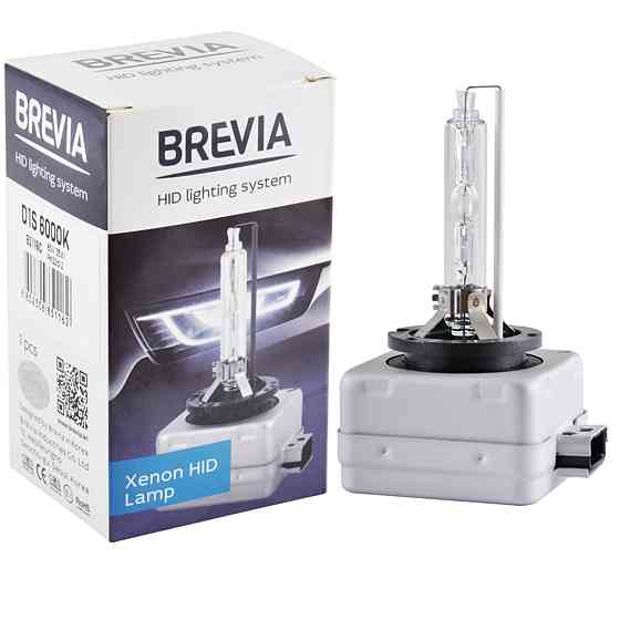 Ксенонова лампа Brevia D1S, 6000K, 85V, 35W PK32d-2, 1шт Київ