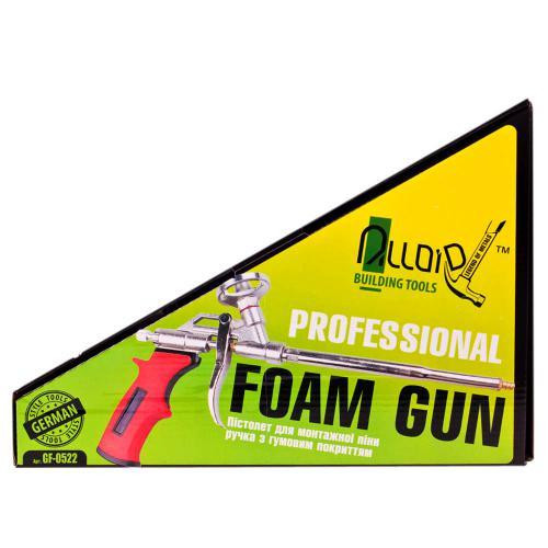 Пістолет для монтажної піни GF-0522 з прорезиненою ручкою Alloid Одеса - фото 5