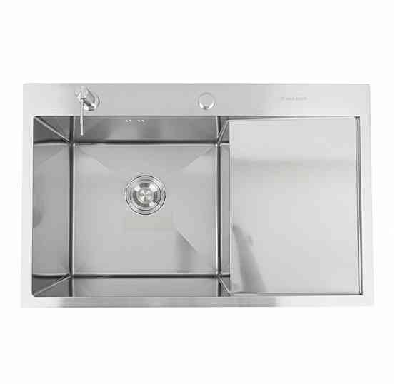 CM 78*50 L DÉCOR Мийка нержавійка Valeso Handmade (3.0/0.8) Коломыя