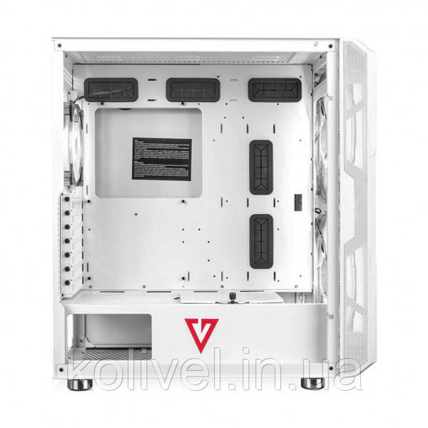 Корпус Modecom AMIRANI WHITE fans 4x120mm, без БЖ ATX (AT-AMIRANI-PD-20-000000-0) Киев - изображение 3