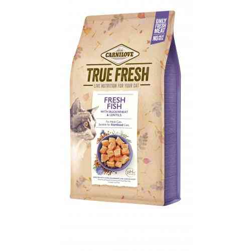 Корм сухий Carnilove True Fresh Cat Fresh Fish для дорослих котів з рибою 340 г Київ