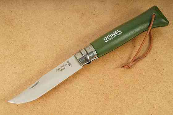 Туристичний Ніж Opinel "Inox No8 VRI бук" Origins Khaki (001703) Неіржавка сталь Нововолинськ